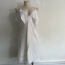 Load image into Gallery viewer, Vintage 60s Opalaire White Lace Slip Dress Deadstock NWT