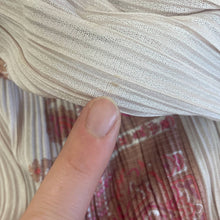 Load image into Gallery viewer, Vintage 70s Boho Micropleat Polyester Pink Paisley Print Shirtwaist Dress 12