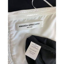 Load image into Gallery viewer, Revolve Amanda Uprichard White Black Cutout High-Neck Halter Dress Pencil Skirt L