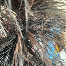 Load image into Gallery viewer, Antique 1920s Black Ostrich Feather Boa Scarf Flapper Gatsby Accessory
