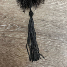 Load image into Gallery viewer, Antique 1920s Black Ostrich Feather Boa Scarf Flapper Gatsby Accessory
