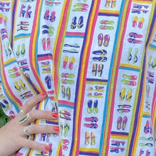 Load image into Gallery viewer, Vintage 90s Novelty Rainbow Flip Flop All over Print T-Shirt 22/24