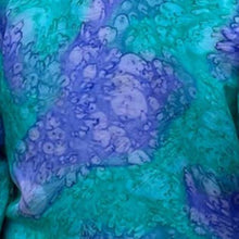 Load image into Gallery viewer, Vintage 80s 100% Silk Art-to-Wear Painted Blue Print Blazer Jacket O/S