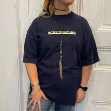 Load image into Gallery viewer, Vintage 90s Mossimo Giannulli Navy Blue Graphic Short Sleeve T-Shirt 2XL