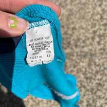 Load image into Gallery viewer, Vintage 90s High Cut Teal Blue Halter Bikini Swimsuit 12