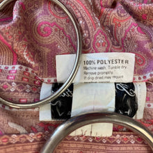 Load image into Gallery viewer, Vintage 70s Boho Micropleat Polyester Pink Paisley Print Shirtwaist Dress 12