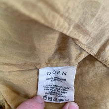 Load image into Gallery viewer, Doen Boho Prairie Yellow Organic Cotton Midi Dress Ruffle Detail XS