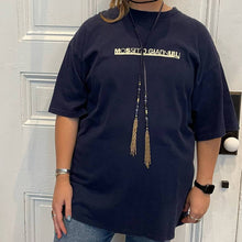 Load image into Gallery viewer, Vintage 90s Mossimo Giannulli Navy Blue Graphic Short Sleeve T-Shirt 2XL