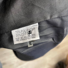 Load image into Gallery viewer, Sisters + Seekers Classic Black Blazer One Button Graphic Embroidered "Out Out" Sz M