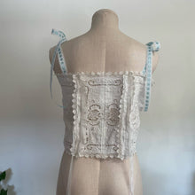 Load image into Gallery viewer, Karnet Creative Handmade Top from Vintage Reclaimed Fabric Upcycled Reworked