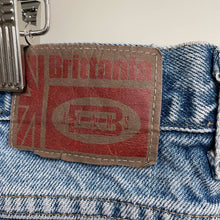 Load image into Gallery viewer, Vintage 1980s Denim Straight Leg Denim Jeans Light Wash 38 40