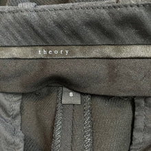 Load image into Gallery viewer, theory Classic Black Straight Leg Trouser Dress Pants Sz 8
