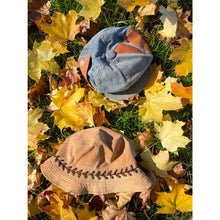Load image into Gallery viewer, Vintage y2k Wilsons Leather Tan Brown Suede Bucket Hat S/M