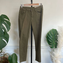 Load image into Gallery viewer, Novemb3r Italian Unisex Streetwear Novemb3r Loop Jean Olive Green Khaki Pants Sz 29