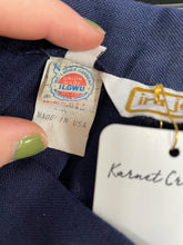 Load image into Gallery viewer, Vintage Navy Blue Midi Pleated Skirt