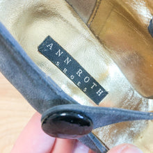 Load image into Gallery viewer, Vintage Ann Roth Gray Suede Mary Jane Pump Heels Size 36