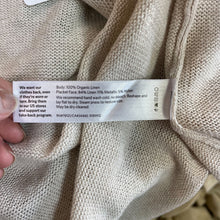 Load image into Gallery viewer, Eileen Fisher Cream Tan Button-Up Cardigan V-neck Sz XXS