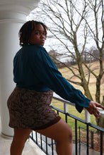 Load image into Gallery viewer, Vintage y2k Brown White Bias Cut Slip Style Skirt Plus Size 16