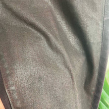 Load image into Gallery viewer, D-ID Classic Burgundy Maroon Waxed Coated Black Skinny Jeans Pants Sz 29