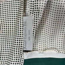 Load image into Gallery viewer, Vintage 1950s Ascot Casuals Ltd Green Velvet Trim Print Button up Blouse sz 8
