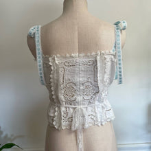 Load image into Gallery viewer, Karnet Creative Handmade Top from Vintage Reclaimed Fabric Upcycled Reworked