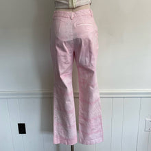 Load image into Gallery viewer, y2k Upcycled tie-dye Pastel Pink Trouser Pants 6