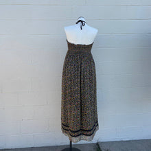 Load image into Gallery viewer, rag & bone 100% Silk Floral Maxi Dress Spaghetti Halter Top Sz 6