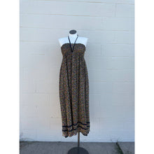 Load image into Gallery viewer, rag & bone 100% Silk Floral Maxi Dress Spaghetti Halter Top Sz 6