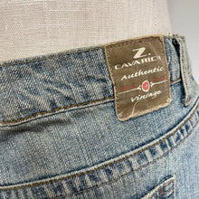 Load image into Gallery viewer, Vintage y2k Z. Cavaricci Light Wash Embroidered Jeans Flare Sz 14