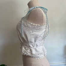 Load image into Gallery viewer, Karnet Creative Handmade Top from Vintage Reclaimed Fabric Upcycled Reworked