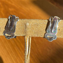 Load image into Gallery viewer, Aurora Set - Vintage 1960s Silver tone Rhinestone Necklace Clip on Earring set