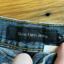 Load image into Gallery viewer, y2k 90s Calvin Klein Medium Wash Blue Jeans Vintage Straight Leg Sz 36/30