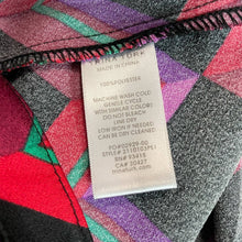 Load image into Gallery viewer, Modern Trina Turk Plus Size Blouse Geometric Print 3/4 Sleeve