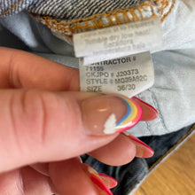 Load image into Gallery viewer, y2k 90s Calvin Klein Medium Wash Blue Jeans Vintage Straight Leg Sz 36/30