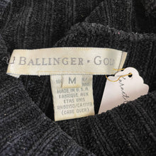 Load image into Gallery viewer, Vintage 90s Ballinger Gold Turtleneck Knit Chenille Black Sweater Cozy Soft Sz M