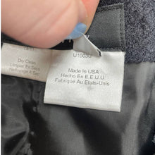 Load image into Gallery viewer, Jones NY Grey Black Plaid Slit Mini Pencil Skirt Sz 10