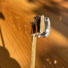 Load image into Gallery viewer, Aurora Set - Vintage 1960s Silver tone Rhinestone Necklace Clip on Earring set