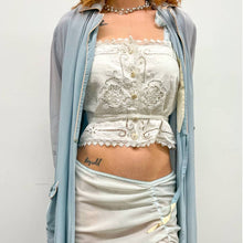 Load image into Gallery viewer, Karnet Creative Handmade Top from Vintage Reclaimed Fabric Upcycled Reworked