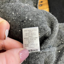 Load image into Gallery viewer, L2 London Cashmere Black Gray Colorblock Cardigan Sz M