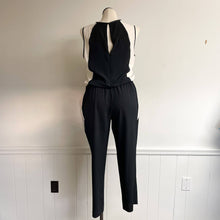 Load image into Gallery viewer, NWT Ann Taylor Black White Classic Sleeveless Jumpsuit Sz 16P
