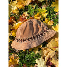 Load image into Gallery viewer, Vintage y2k Wilsons Leather Tan Brown Suede Bucket Hat S/M
